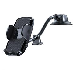 JOYROOM autós tartó (műszerfalra, tapadókorongos, automata, állítható, hosszú kar, 4.7-6.9