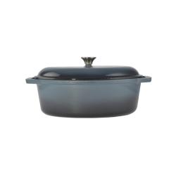 Perfect Home Zománcozott öntöttvas kacsasütő 36 cm Acélkék (14606)