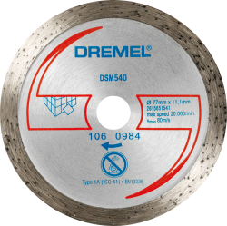 Dremel DSM20 gyémánt padlólapvágó korong (2615S540JB)