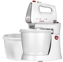 MPM (MMR-22Z) tálas mixer fehér 750W, 2db forgótállal