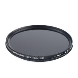 K&F Concept Slim vario ND 2-400 változtatható szürkeszűrő, 58 mm (KF-01-1109)