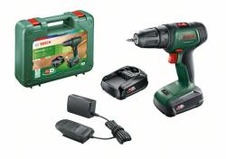 Bosch UniversalDrill 18V, 2 akkus fúró csavarozó, kofferben (2x 1,5Ah) (06039D4002)