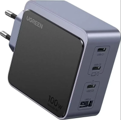 UGREEN Nexode Pro 4 portos GaN gyorstöltő EU X565, 100W (35043)
