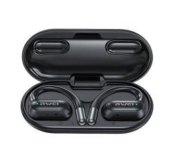 AWEI OWS T93 bluetooth fülhallgató SZTEREO (v5.4, TWS, fülre akasztható, mikrofon, IPX6 + töltőtok)