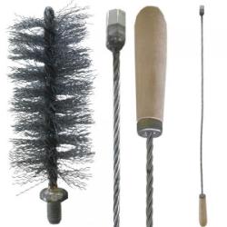 Hődob tisztító kefe 750mm nyéllel 55mm átmérővel (16501)