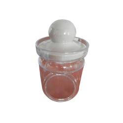 Gombos tetejű műanyag fűszertartó 8,5 dl bézs (23)