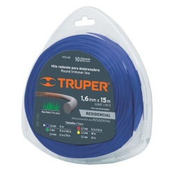 TRUPER HTA-65 szegélynyíró damil, kerek, 1,6mm/15m (T17605)