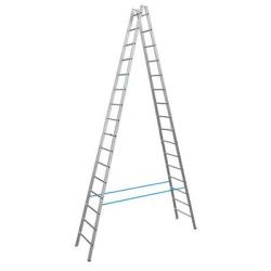 Krause Stabilo létra, két oldalon járható, létrafokos 2x16 (801746)