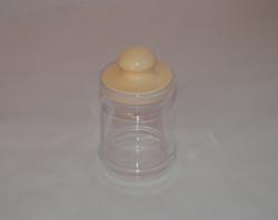 Hengeres műanyag fűszertartó, aromazáró  2  dl (471)