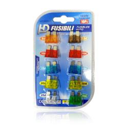 HD biztosíték Készlet Nagy 10db 12/24V