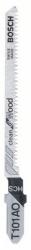 Bosch szúrófűrészlap fához T 101 AO, Clean for Wood 5 db (2608630031)