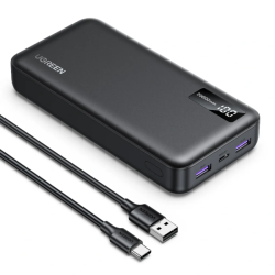UGREEN PB312 kétirányú power bank 20000mAh, 22,5W gyorstöltés (25683)