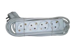 Emos 4-es földelt elosztó 3 m vezeték