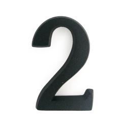 SB öntapadós ajtószám 2 matt fekete 4,5cm (3970202)