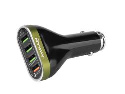 Szivargyújtó elosztó MYWAY 12 / 24V 4X USB TÖLTŐ: 1X QC3.0 + 3X AUTO ID 4.2A MAX CM63008