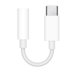 Apple adapter kábel (3.5mm jack aljzat - Type-C) FEHÉR