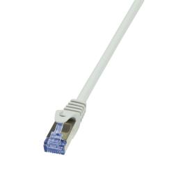 Logilink Patch kábel PrimeLine, Cat.7 kábel, S/FTP, szürke, 0,25 m (CQ4012S)