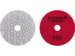 Extol Premium gyémánt csiszolókorong/polírkorong, tépőzáras, 100mm, P100 (8803092)