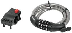 HERMEX CB-10C számkódos kerékpár lakat tartóval, 120 cm (T43925)