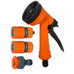 Locsolópisztoly 5 funkciós 4db-os készlet (7218775)