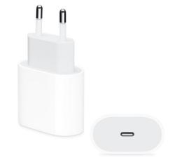 Apple hálózati töltő Type-C aljzat (20W, PD gyorstöltő, MUVV3ZM/A és MHJE3ZM/A utód) FEHÉR
