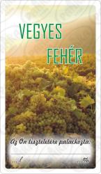 Matrica vegyes fehérbor 50db/csom (15152)