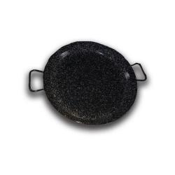 Garcima 40 cm-es zománcozott paella sütőtál, szeletsütő