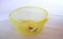 Körtál műanyag 24 cm sárga átlátszó (337)