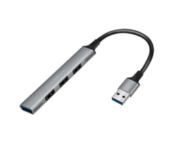 Logilink USB 3.2 Gen1 Type C, 4 portos vékony hub, alumínium házzal