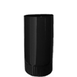 Füstcső 250 mm fekete fi 130 mm (13669)