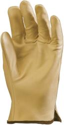 Sárga marhabőrkesztyű 11-es méretben (2211)