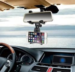 Visszapillantó tükörre rögzíthető telefon tartó(19563)