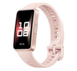 HUAWEI Band 9 okoskarkötő (aktivitásmérő, pulzusmérő, hívásjelzés, vízálló, szilikon szíj) RÓZSASZÍN