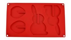 3D nyuszi és tojás csokiforma (28181)