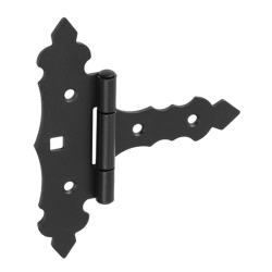 Kapupánt csuklós díszes VI. 75 x 40 x 70 / 2 mm, fekete (3451008)