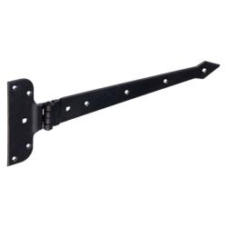 DMX kapupánt csuklós díszes III. 300 x 40 x 60 / 2,5 mm fekete (3451051)