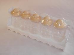 Hengeres műanyag fűszertartó  5 db/2 dl,  polccal (471 P5)