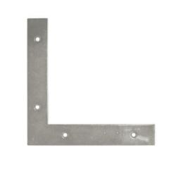 Ablakszegletvas erős szögletes 120 x 120 x 18 / 2 mm horganyzott (ET) (3254256)