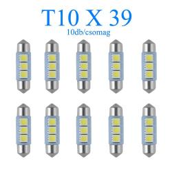 10db/csomag 3SMD LED 39mm-es Szofita SMD-10X39CS-3SMD