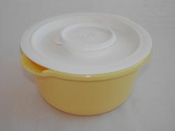 Keverőtál műanyag, kettős tetővel 3 l sárga (290)