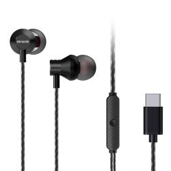 Aiwa ESTM-50USB-C/BK fülhallgató, fekete (14309)