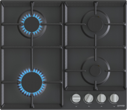 Gorenje G641EXB beépíthető gázfőzőlap, 60 cm, fekete (737655)
