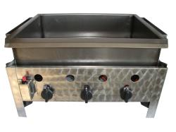 BGT-3L háromégős asztali lángossütő készülék, PB-gáz üzemű