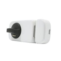 Ajtózár gombos felsőzár fehér LOB (3286408)