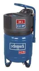 Scheppach olajmentes vertikális kompresszor, 24 liter, 1500 W (HC 24 V)