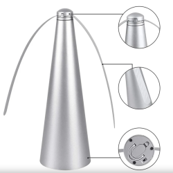 Perfect Home légyriasztó ventilátor, ezüst/arany (16697)