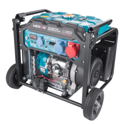 Heron benzinmotoros áramfejlesztő inverteres, 9 kVA, 400V/230V (8896235)