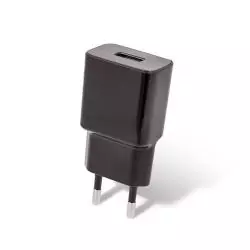 Maxlife USB fali töltő, gyors töltés 2.1A, fekete (OEM-001503)