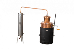 DES pálinkafőző 100 L-es kétlépcsős, 30L-es hűtővel (16267)