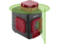 Fortum automatikus lézeres vízszintező, zöld, 1D1V, Li-ion akku 5.2Ah (4780209)